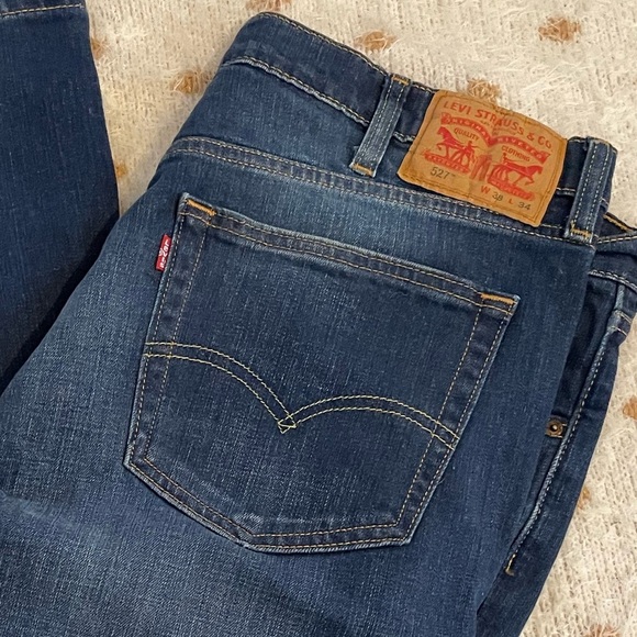 Levi's Blue Bootcut Jeans Classic Denim - Picture 2 of 4